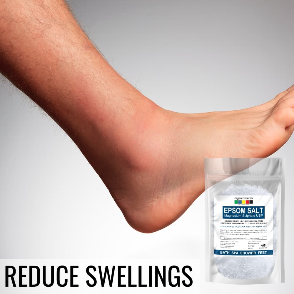 Epsom Salt for Relaxation and Pain Relief 5 epsom salt for reduce swelling