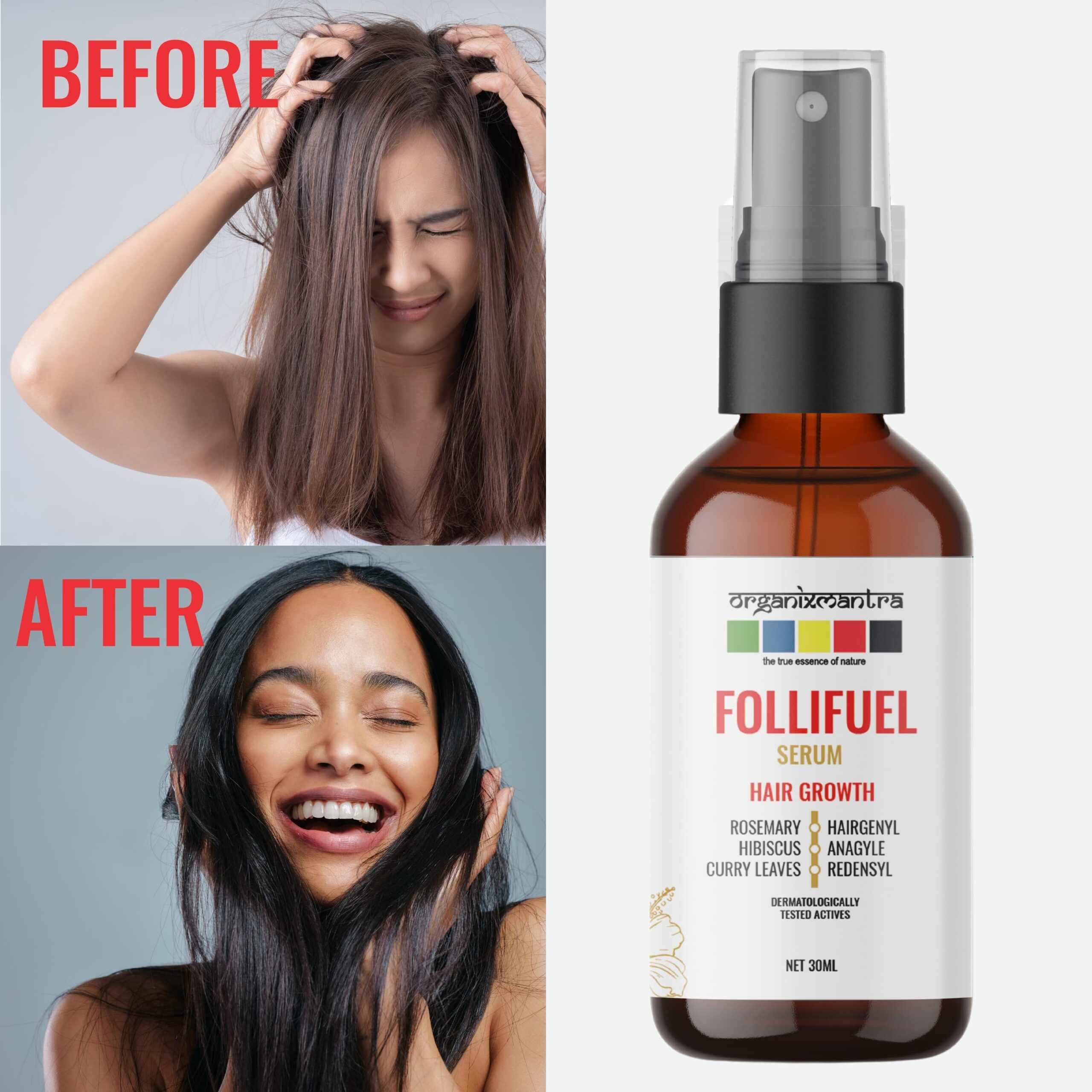 FolliFuel Hair Growth Serum 8 straightening serum
