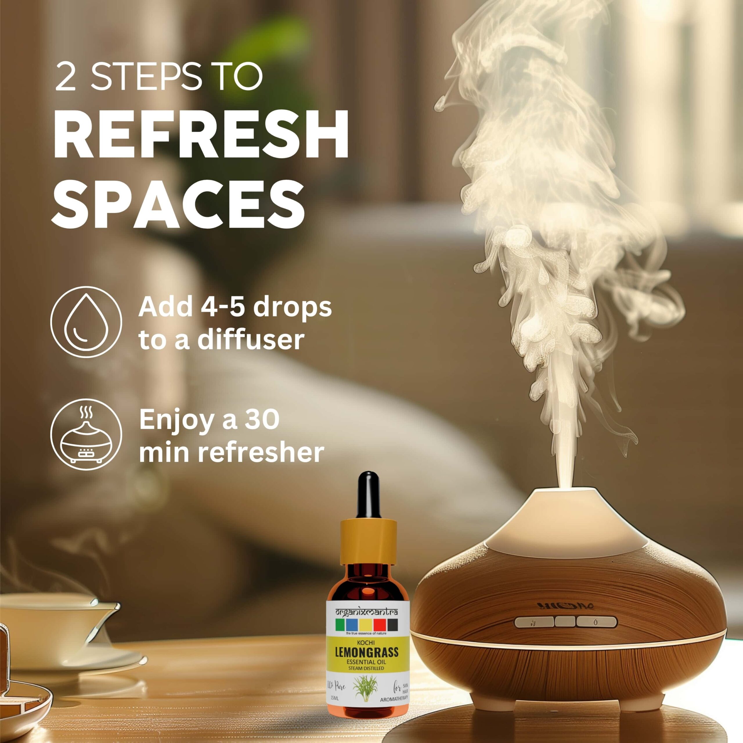 Kochi Lemongrass Essential Oil 7 lemongrass essential oil diffuser