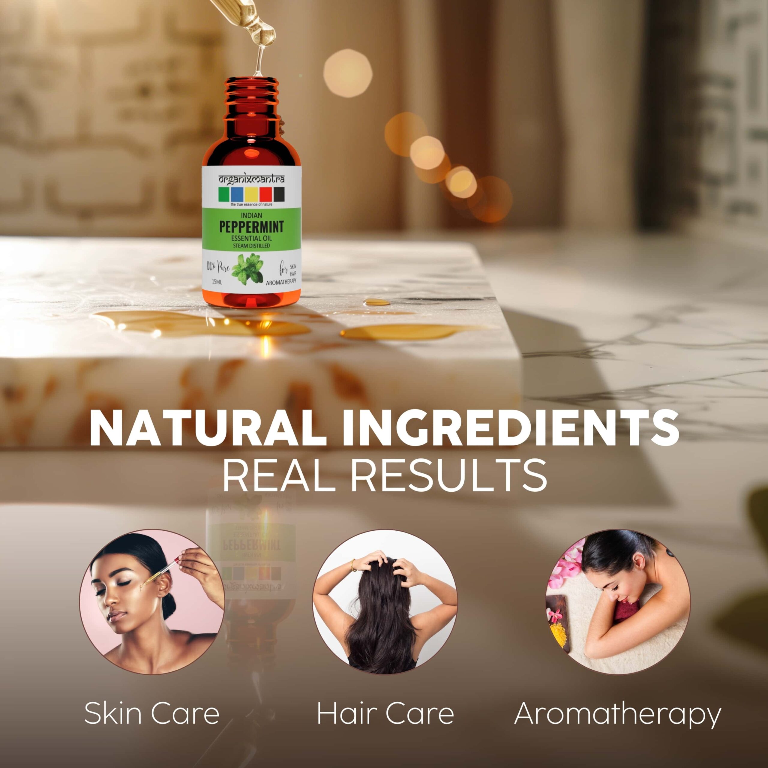 Indian Peppermint Essential Oil 5 natural peppermint essential oil