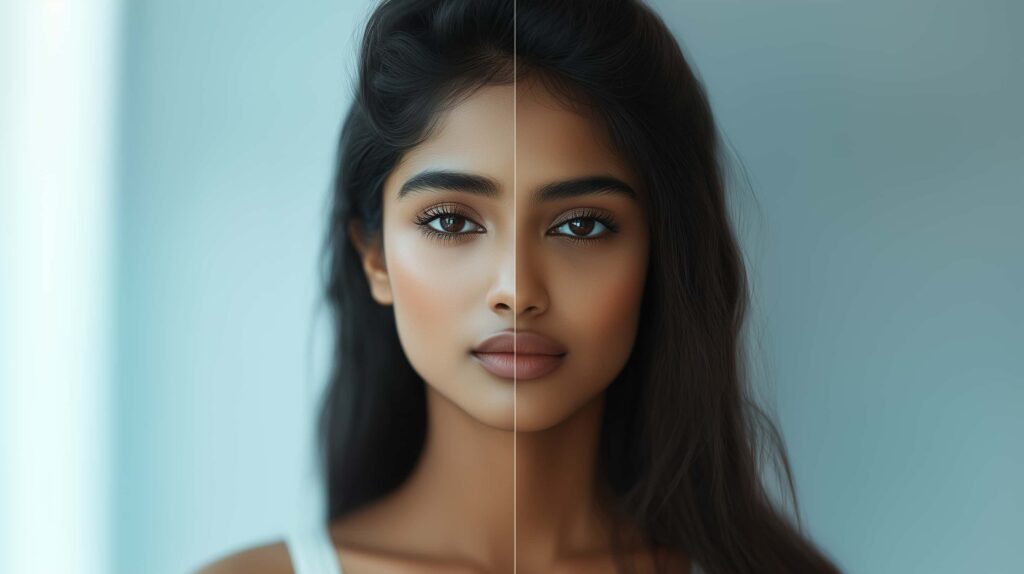 use minimalist products for face care