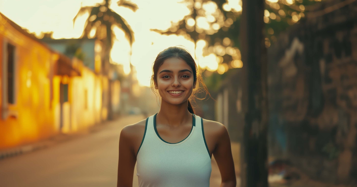 smiling with clear skin 1