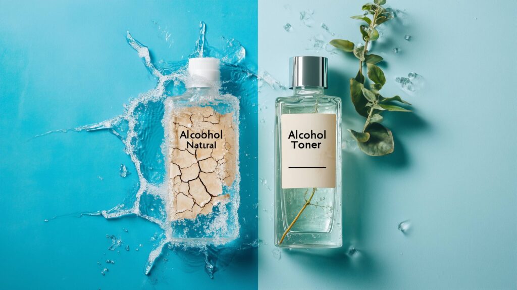 use alcohol free toner