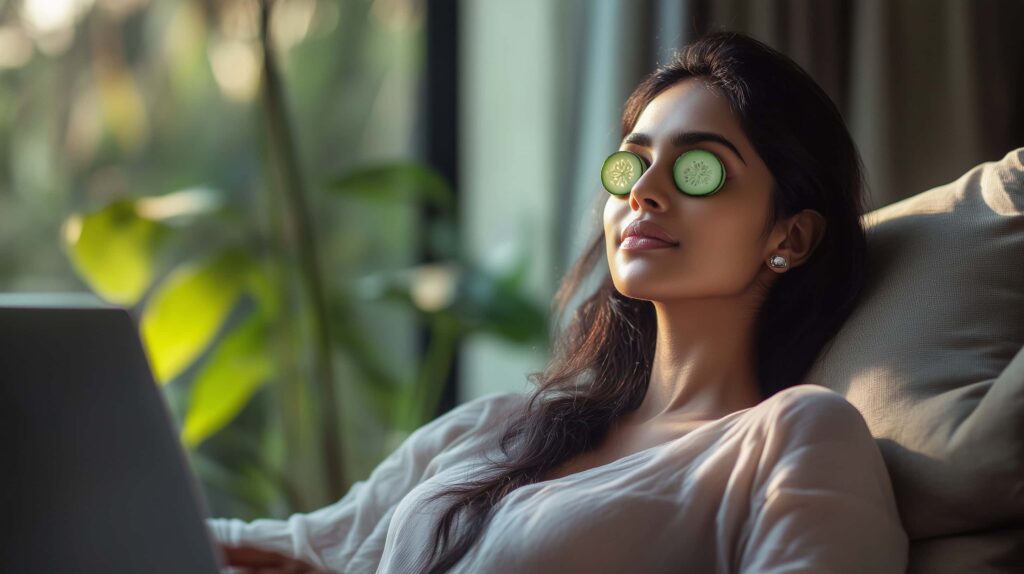 cooling under eye treatment