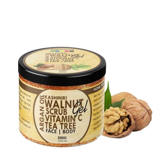 kashmiri walnut face scrub