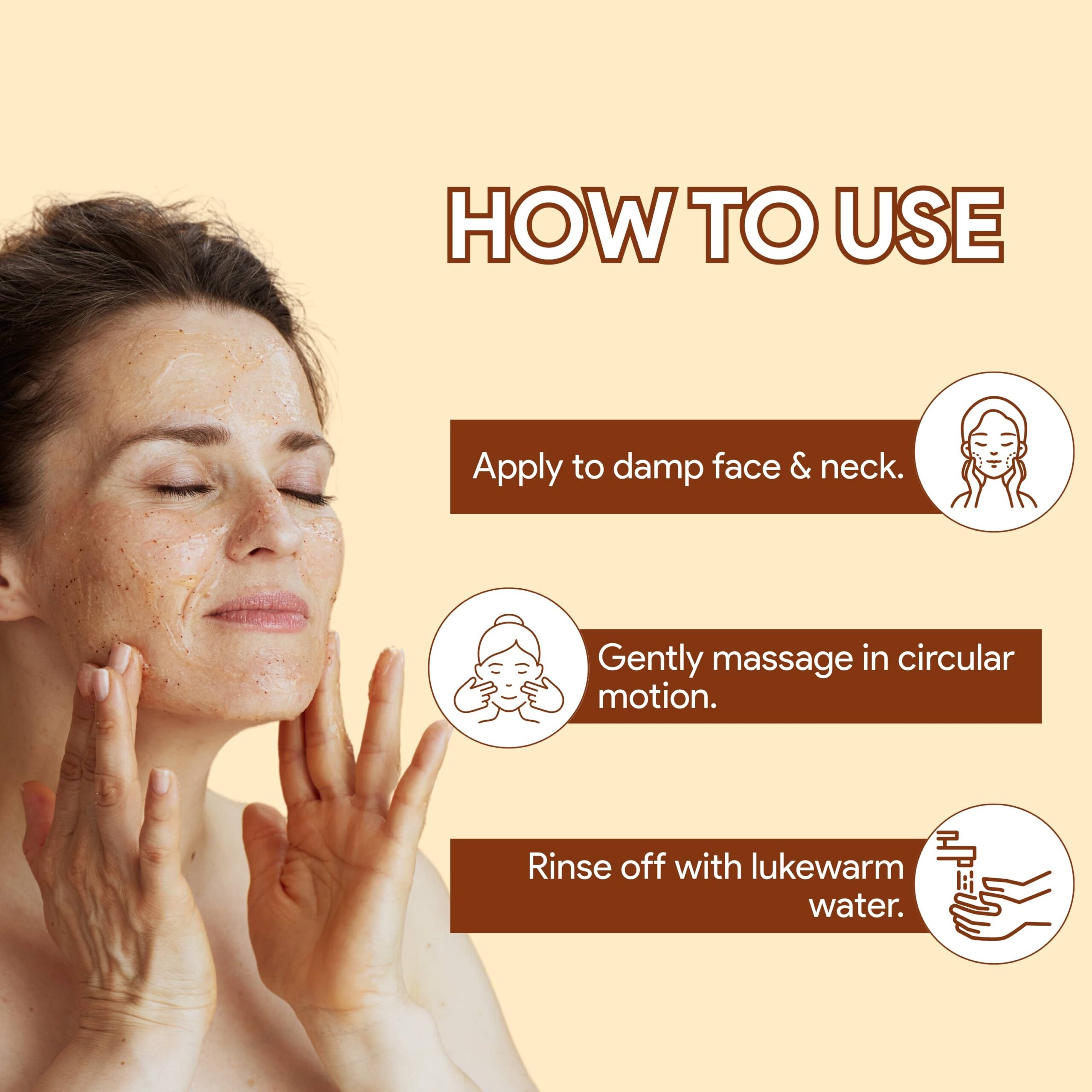 Kashmiri Walnut Face Scrub 6 gentle face scrub