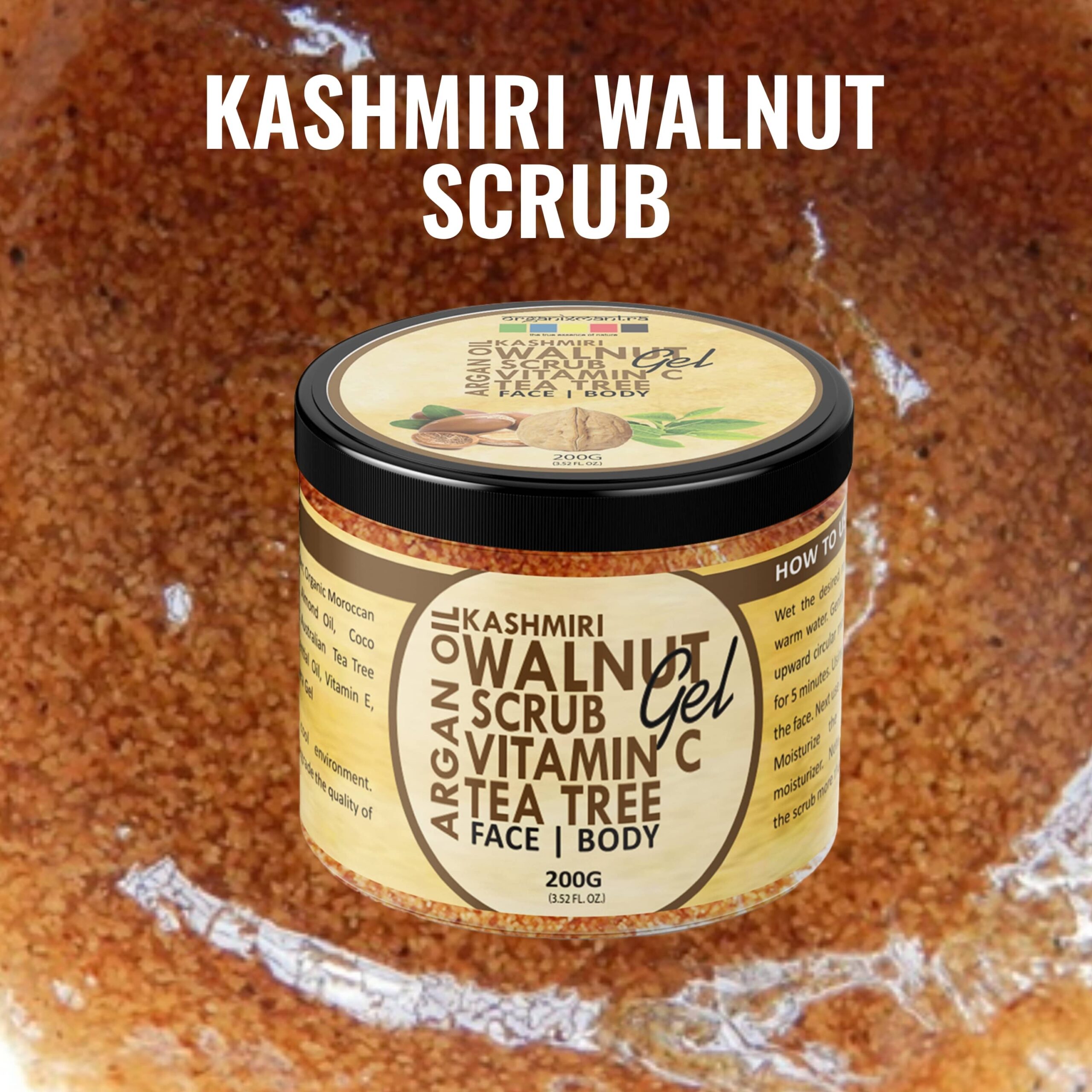 Kashmiri Walnut Face Scrub 9 kashmiri walnut scrub for face and body