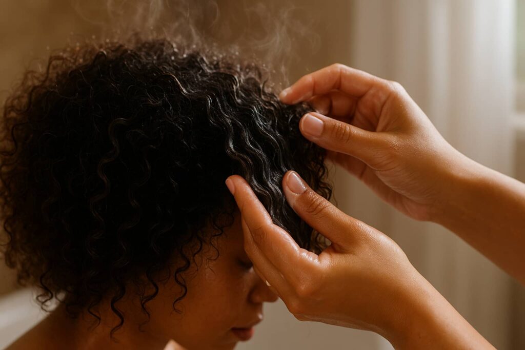 moisturising curly hair treatment