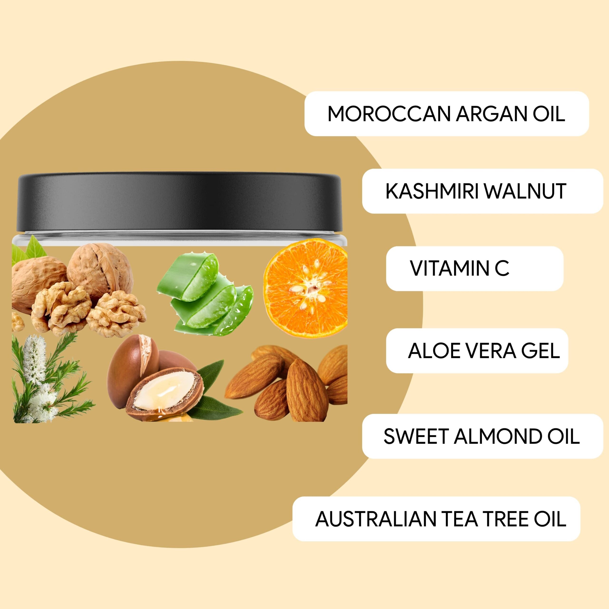 Kashmiri Walnut Face Scrub 5 natural walnut face scrub